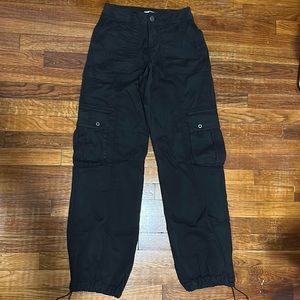 Garage black cargo pants. Size 00. Worn one time only.